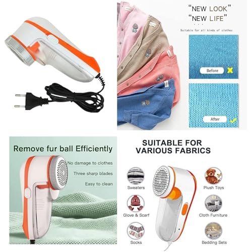Lint/Fabric Shaver for Cloths, Lint Remover for Woolen Sweaters, Blankets, Jackets/Burr Remover Pill Remover from Carpets - Image 3