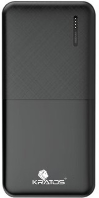 Kratos 10000 mAh 12.5 W Compact Pocket Size Power Bank(Grey, Lithium Polymer, Fast Charging for Mobile, Smartwatch, Speaker, Tablet, Trimmer, Earbuds) - Image 2
