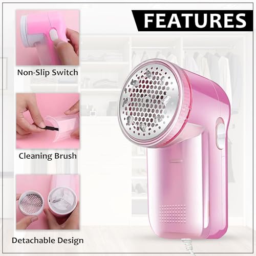 GLUN® Lint Remover for Clothes Fuzz Remover for All Woolen Clothes, USB Port, Lint Remover for Clothes, Sweaters, Blankets - Image 4