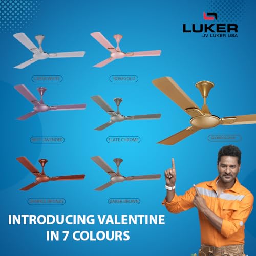 LUKER JVLuker Valentine 1200mm BLDC Ceiling Fan for Home, BEE 1 Star Rated Energy Efficient Ceiling Fan for Living Room, High Air Delivey, Strong and Powerful Motor, 2 Years Warranty, Laser White - Image 4