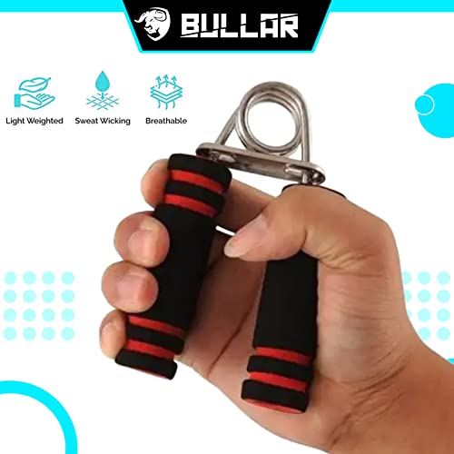 BULLAR Home Gym Set, 8kg to 20kg with 3 Feet Ez Curl Rod and 2 Dumbbell Rods, Gym Combo, and Home Workout Equipments with PVC Weights Plates (12KG Set) - Image 6