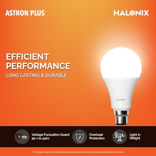 Halonix 10W B22 LED Cool Day Light Bulb, Pack of 10 - Image 4