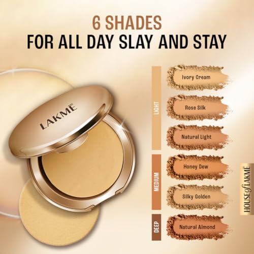 Lakme 9 to 5 Primer with Matte Powder Foundation Compact, Natural Light, 9g - Image 6