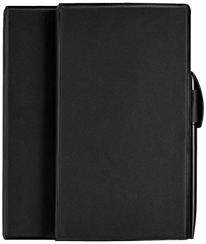 Amazon Brand - Solimo Notepad/Memo Book with Sticky Notes & Clip Holder with Pen for Gifting, Pack of 2 - Image 4