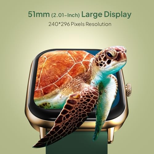 Fire-Boltt Ninja Call Pro Max Bluetooth Calling Smart Watch, 2.01″ HD Display, 120+ Sports Modes, Health Suite, AI Voice Assistance, SpO2 & Heart Rate Monitor Smartwatch for Men & Women - Green - Image 5