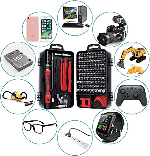 Novo 115 in 1 Interchangeble Multipurpose Mini Screwdriver Set Magnetic Slot Wrench Bits Repair Tools Kit Set Combination Screwdriver Set for Home Appliance,Laptop,Mobile,Computer - Image 7