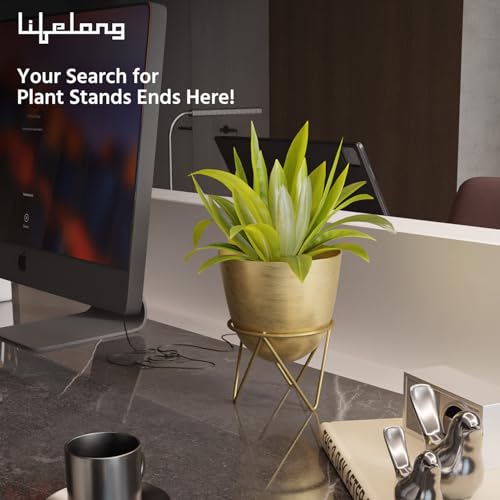 Lifelong Metal Set of 2 Plant Stand for Balcony & Living Room Capacity 10Kg,Anti-Rust Pot Stand for Outdoor Plants & Indoor Planters,Gamla,Planter,Flowerpot,Garden,Plant Stands for Balcony Decoration - Image 4