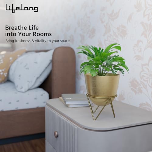Lifelong Metal Set of 2 Plant Stand for Balcony & Living Room Capacity 10Kg,Anti-Rust Pot Stand for Outdoor Plants & Indoor Planters,Gamla,Planter,Flowerpot,Garden,Plant Stands for Balcony Decoration - Image 6
