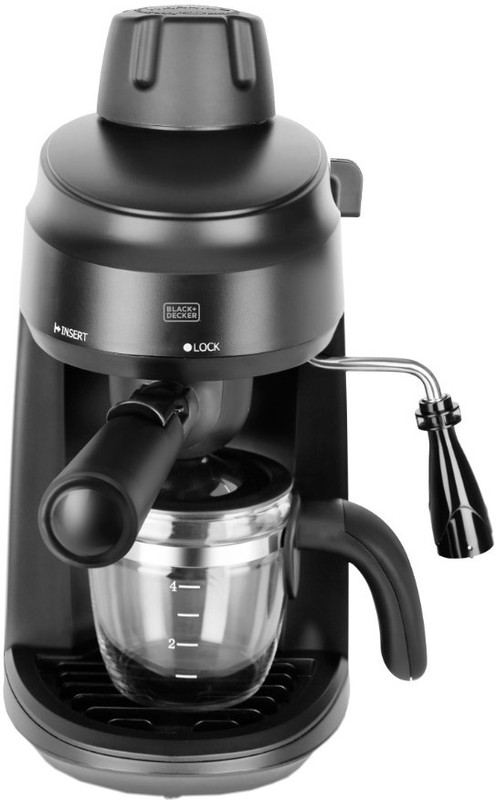 Black & Decker BXCM0401IN 4 Cups Coffee Maker(Black)