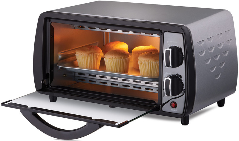 BAJAJ 10-Litre Oven Toaster Grill (OTG)(1000T, Black/Stainless Steel)