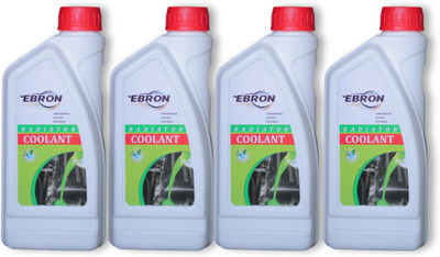 EBRON Radiator Antifreeze Coolant, Tropical Formula Engine Coolant, For Car & Bike, 4L Coolant Green(1 L, Pack of 4) - Image 2