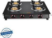 Greenchef Ebony Glass Manual Gas Stove(4 Burners) - Image 3