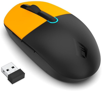 Archer Tech Lab Precision 300 Wireless Mouse, Dual Mode Bluetooth /2.4GHz USB Nano Dongle Wireless Ambidextrous Optical Gaming Mouse with Bluetooth(Orange, Black) - Image 2