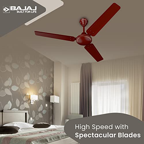 Bajaj Frore 1200 MM (48") 1 Star Rated Ceiling Fans For Home | BEE Star Rated Energy Efficient Ceiling Fan | Rust Free Coating For Long Life | High Air Delivery | 2-Yr Warranty 【Brown】 - Image 6