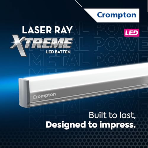 Crompton Laser Ray Xtreme 50W | Energy Efficient LED Tubelight for Home & Office (Pack Of 2) - Image 4