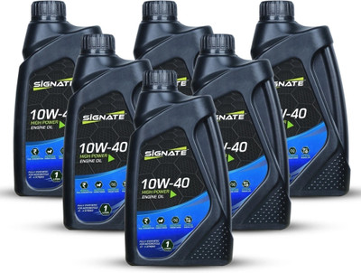 Signate 10w-40 New Fully Synthetic API Ready Car Engine Oil for Ultra Smooth Drive High Performance Engine Oil(1 L, Pack of 6) - Image 2