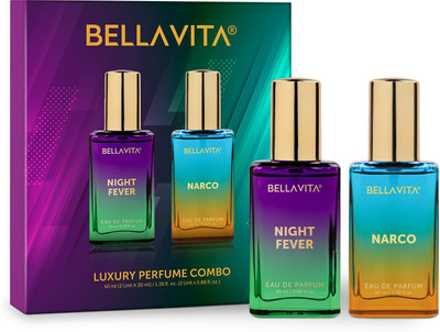 BELLAVITA NARCO Perfume & NIGHT FEVER Perfume combo|2X20ML|With Citrusy & Woody Notes| Eau de Parfum - 40 ml(For Men & Women) - Image 2