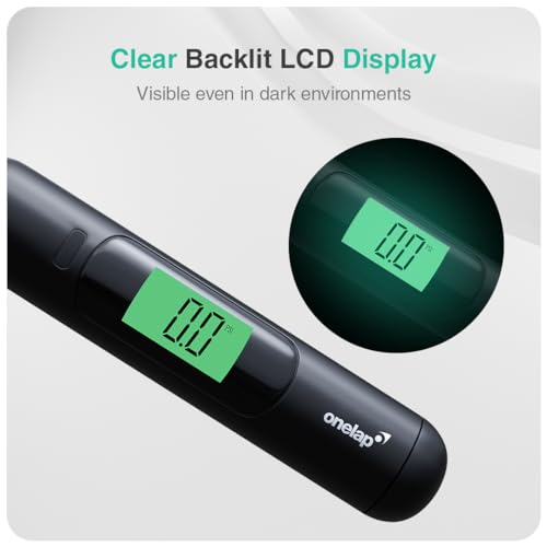 Onelap TyreChek™ - Digital Tyre Pressure Gauge (Zinc Alloy Head) | 0-150 PSI | Suitable for Car, Truck, Bike, Bicycle with Backlight LCD - Image 7