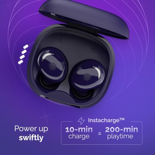 Noise Buds Trance in-Ear Truly Wireless Earbuds with 45H of Playtime, Low Latency(up to 40 ms), Instacharge(10 min=200 min), BT v5.3(Space Blue) - Image 6