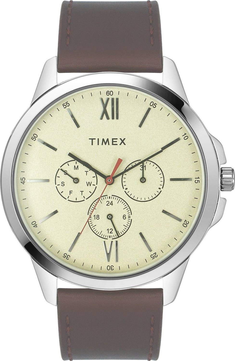 TIMEX TIMEX Round 45mm Beige Dial Analog Watch - For Men - Image 2