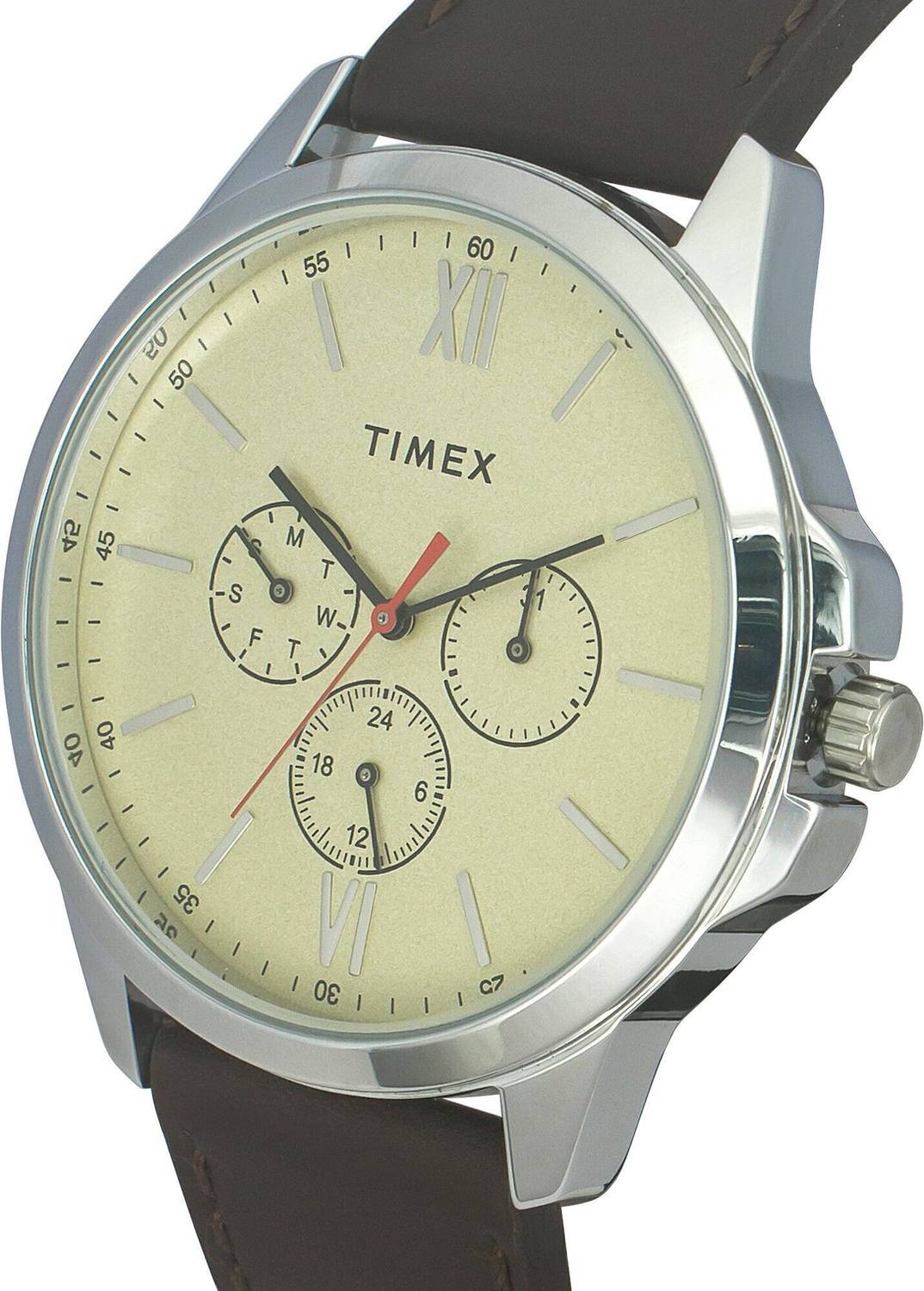 TIMEX TIMEX Round 45mm Beige Dial Analog Watch - For Men - Image 4