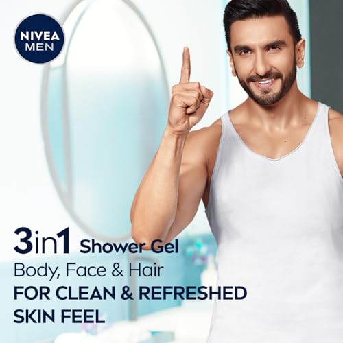 NIVEA MEN Active Clean Shower Gel,500 ml (Pack of 1) - Image 5