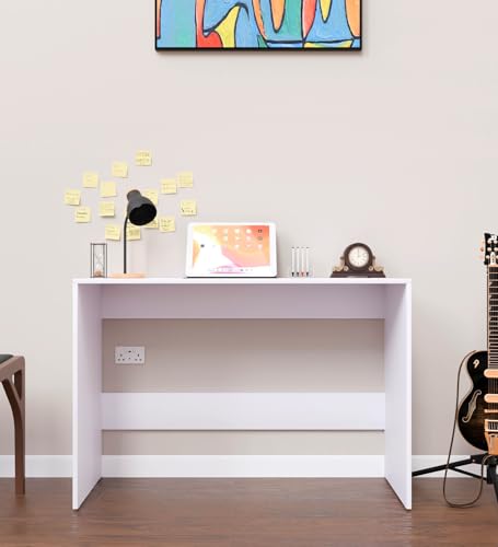 Spyder Craft Liore Engineering Wood Modern Office Desk Study Table Computer Table for Office Work from Home Kids Study Room Workstation-White