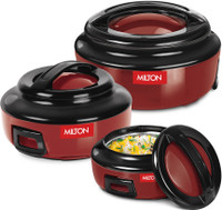 MILTON ERNESTO JR. Pack of 3 Thermoware Casserole Set(420 ml, 850 ml, 1430 ml) - Image 3