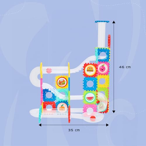 Amazon Brand - Jam & Honey Magnetic Tiles 110 Pieces for Kids | STEM Toy | Magnetic Toys | Great Birthday Gift | Toys for Kids |Educational & Creative Toy - Image 6