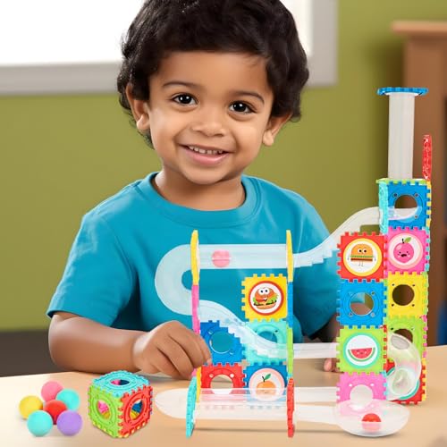 Amazon Brand - Jam & Honey Magnetic Tiles 110 Pieces for Kids | STEM Toy | Magnetic Toys | Great Birthday Gift | Toys for Kids |Educational & Creative Toy - Image 7